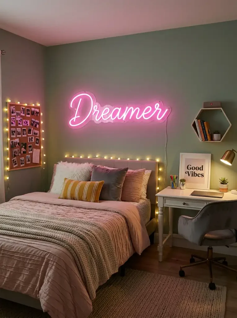 12. LED Neon Signs Trendy Personal Touches
