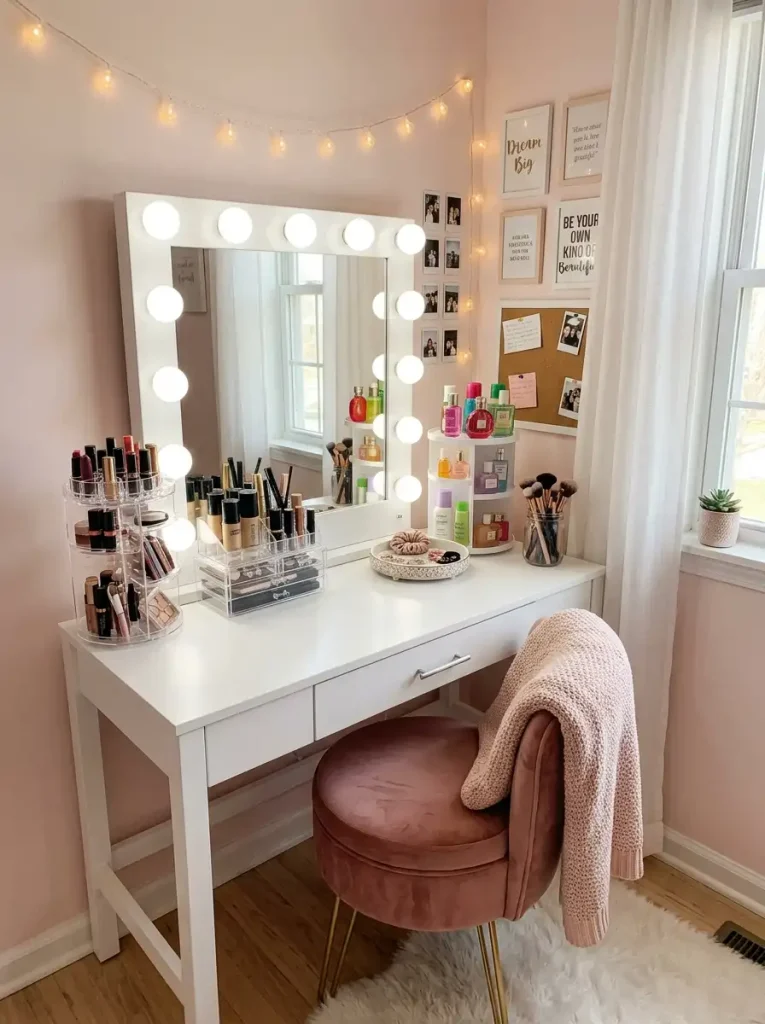14. Vanity Mirror Setup