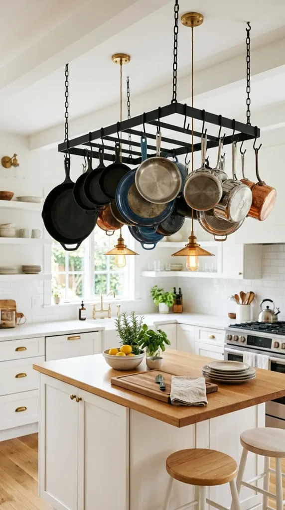 20. Mount an Overhead Pot Rack