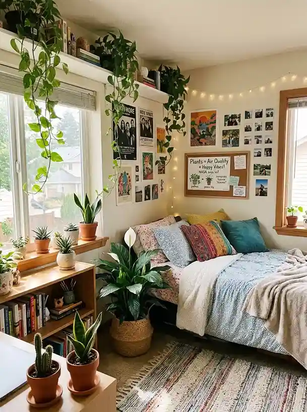 22. Incorporating Plants Into a Teen Bedroom