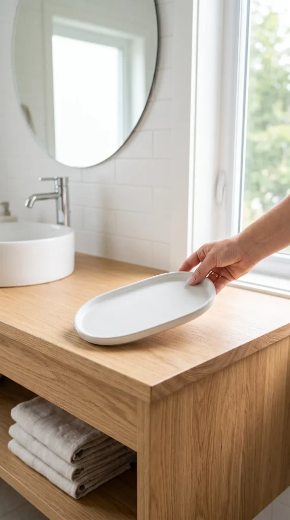 Step 3 Choose a tray or dish to anchor your display optimized