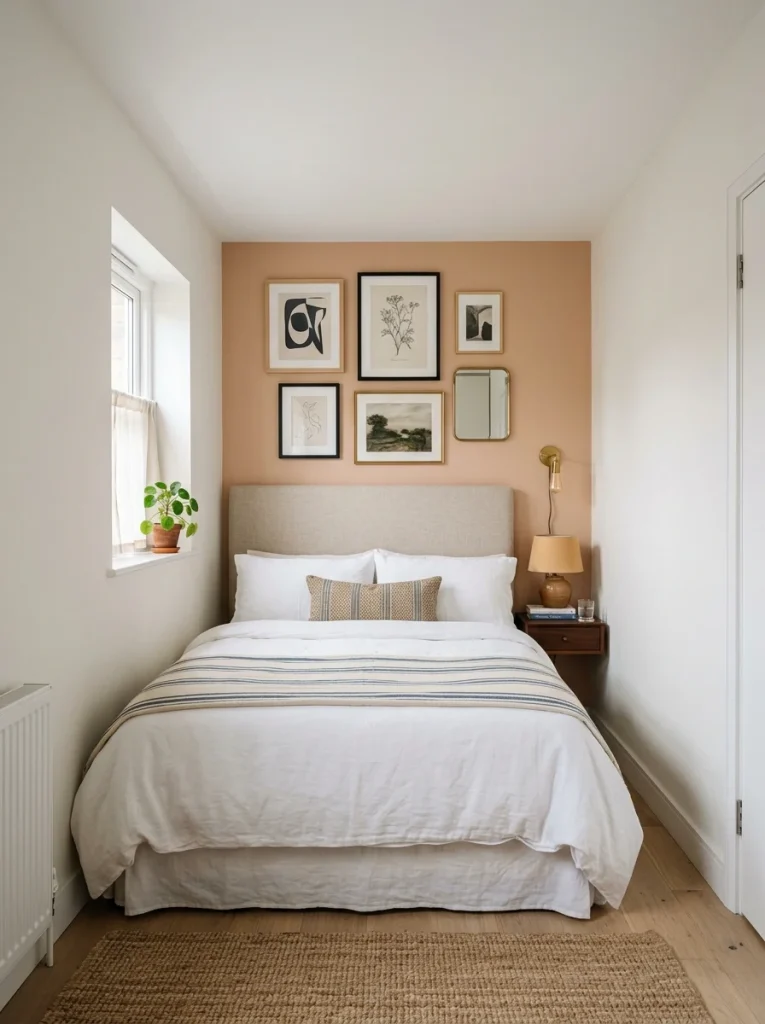 Step 7 Pick one focal wall and keep the other three plain