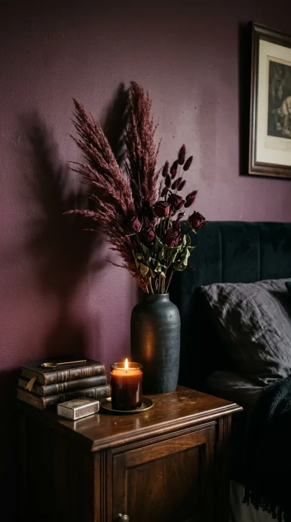 15. Bring in Dried Botanicals and Dark Florals