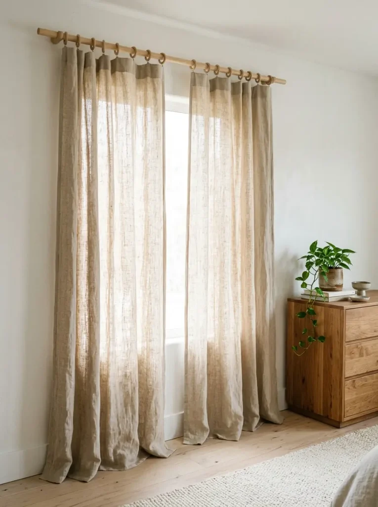 5 Linen curtains