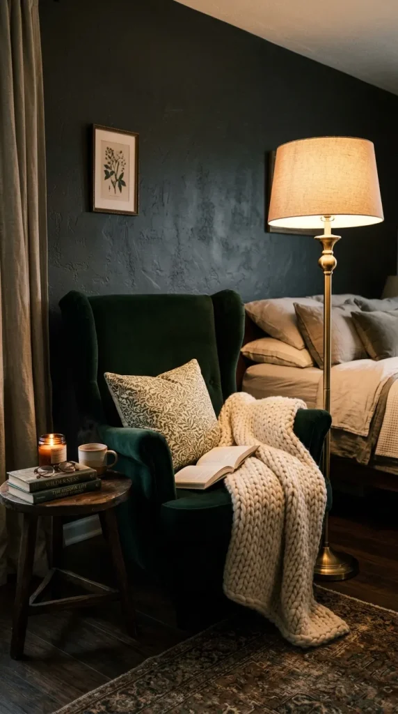 7. Build a Moody Reading Nook
