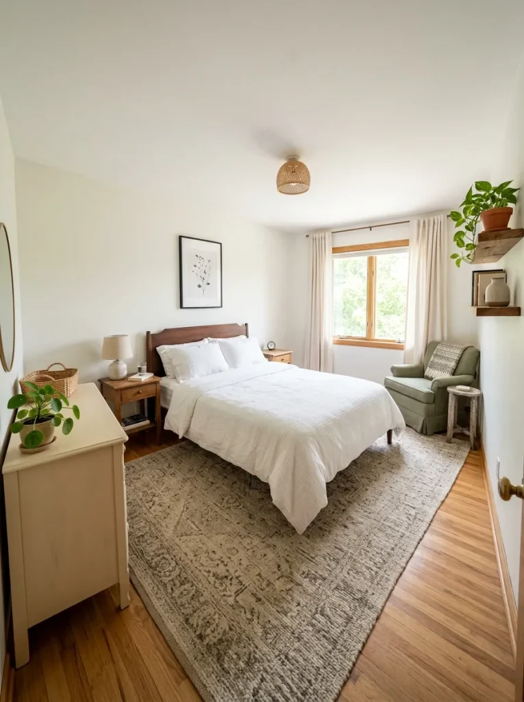 7. Vintage Rustic Guest Bedroom