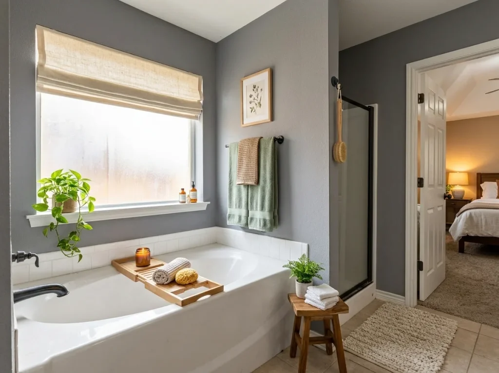 Decorate Your Bathrooms Last