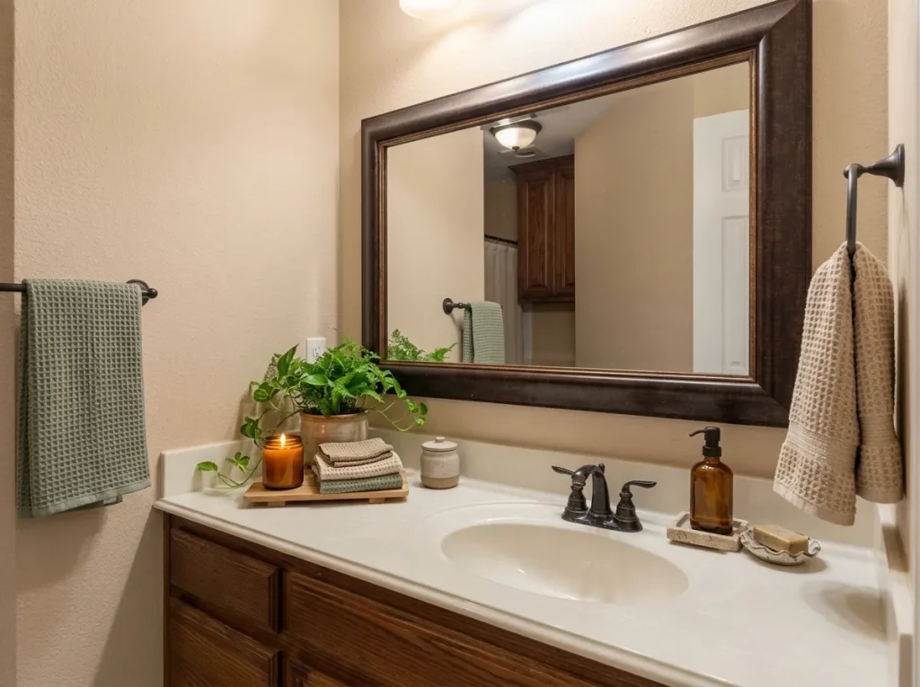 Decorate Your Bathrooms Last