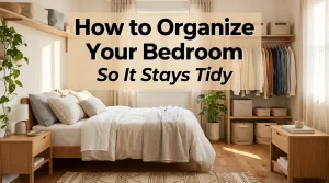 How to Organize Your Bedroom So It Stays Tidy